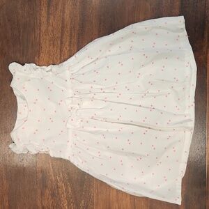 🦋🩷3-6M bright white and pink dress🩷🦋